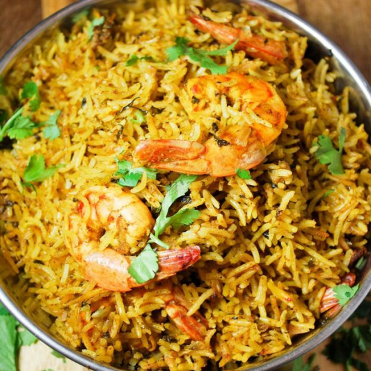 Prawn Biryani 